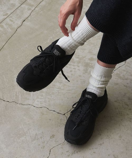 810s × Steven Alan＞STUDEN ALL BLACK/スニーカー