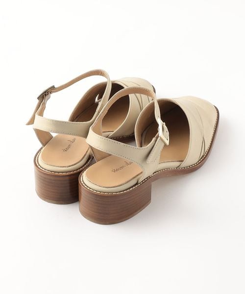 Steven Alan＞LEATHER CROSS HEEL SANDALS/サンダル