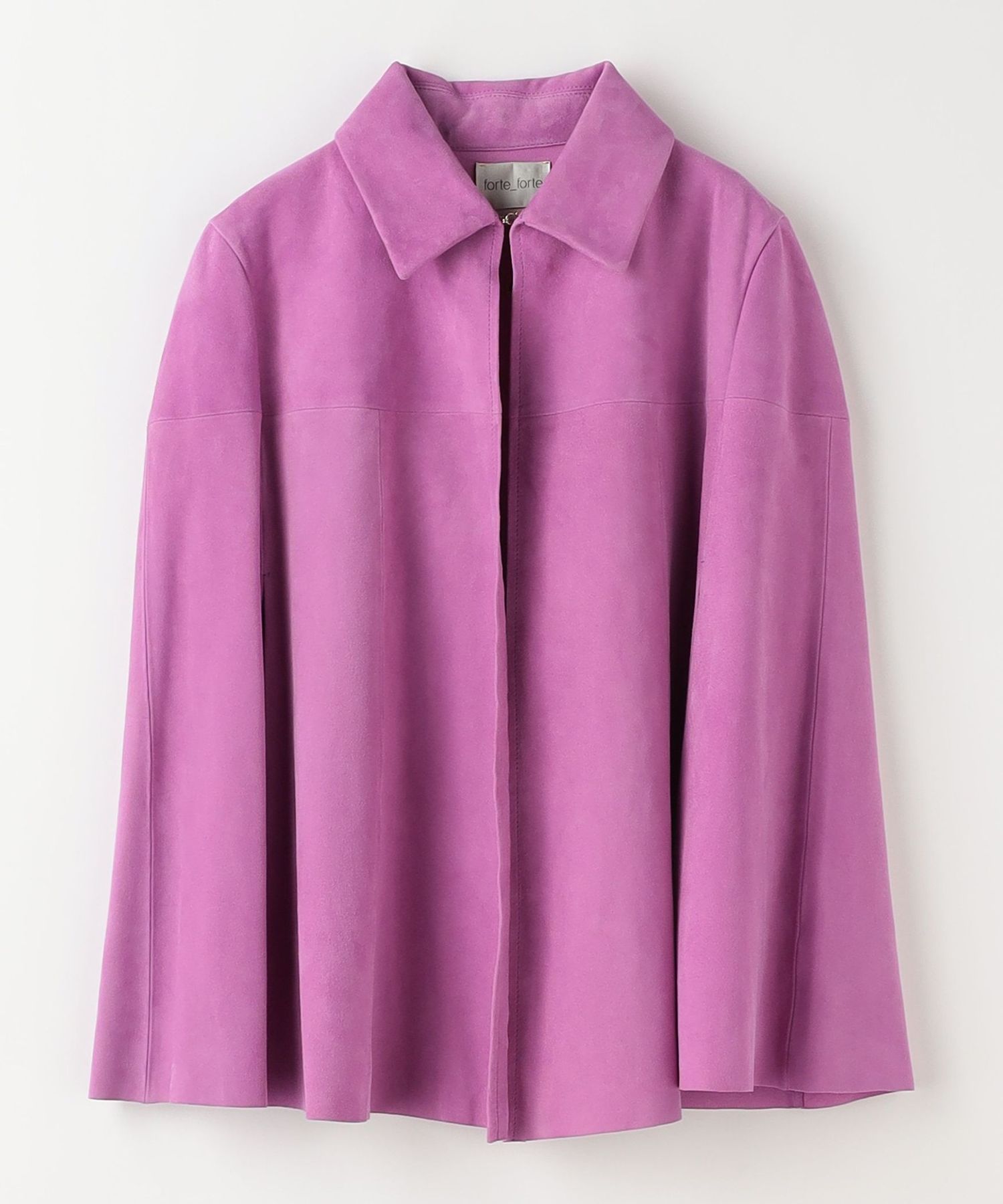 forte_forte＞SUEDE STUDS CAPE/ケープ