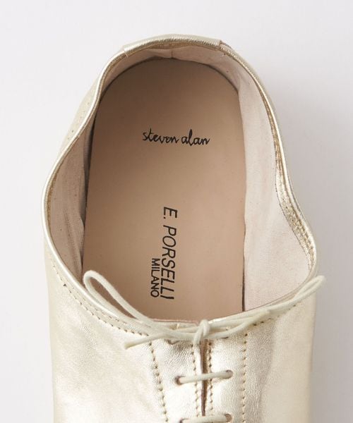 Porselli × Steven Alan＞JAZZSHOES GOLD COLOR/シューズ