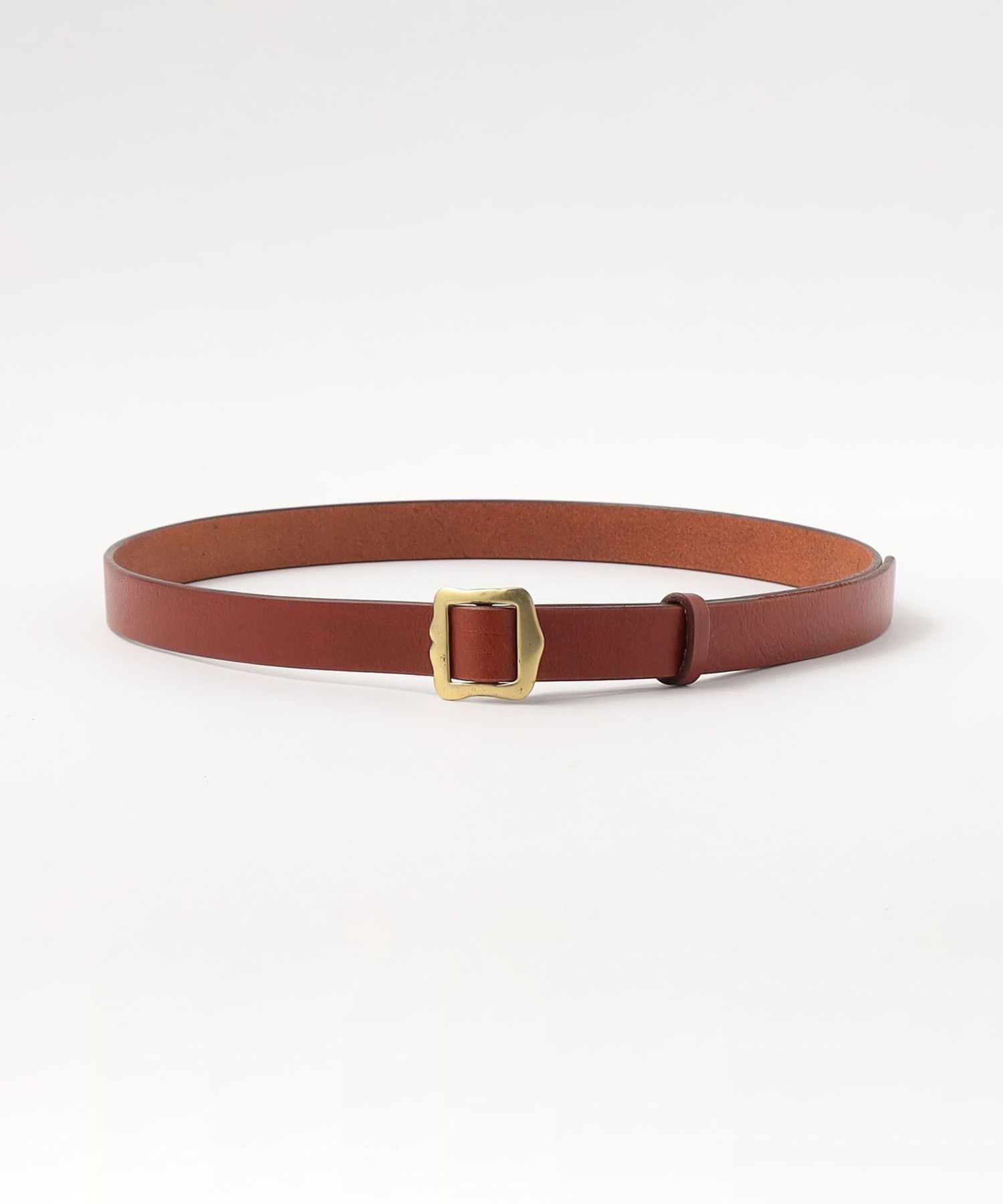Steven Alan＞レザー スライド バックル ベルト