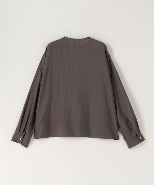 Steven Alan＞ノーカラーシャツ 