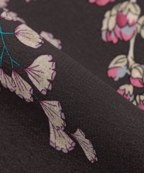 MANTERO 1902 花柄スカーフ MANTERO 1902＞FLOWER SCARF FRINGE/スカーフ