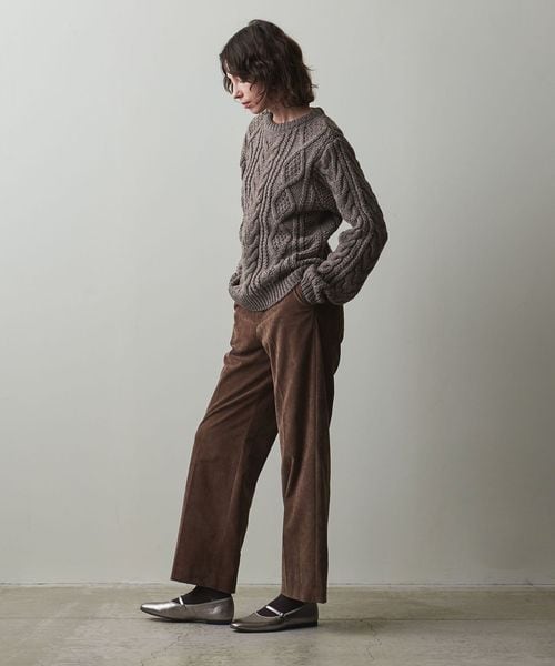 steven alan ウールケーブル セーラーカラーニット ホワイト steven alan ウールケーブル セーラーカラーニット ホワイト