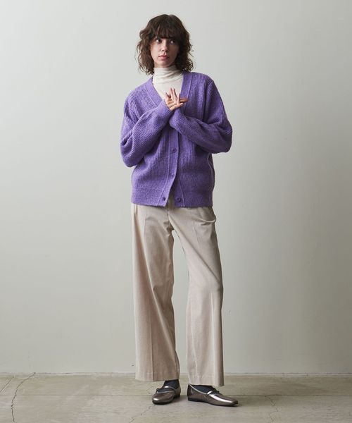 Steven Alan＞フラッフィー メランジ ニット カーディガン