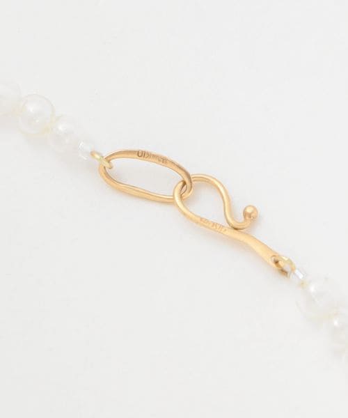 ＜TOILE＞GLASS BEADS NECKLACE CLEAR/ネックレス TOILE＞GLASS BEADS NECKLACE CLEAR/ネックレス