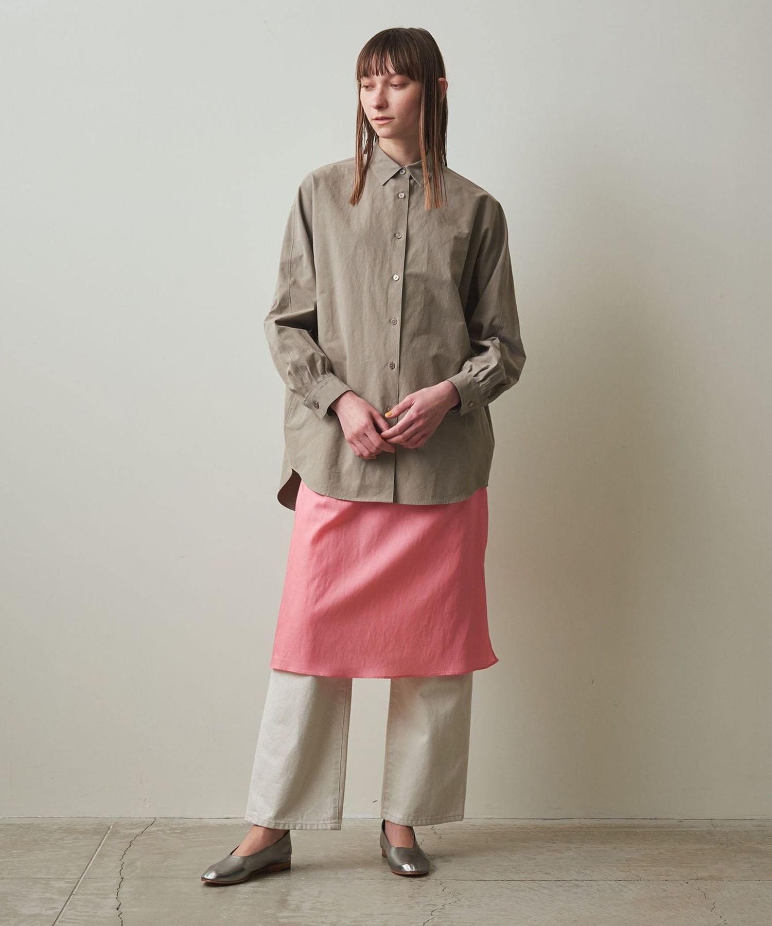 未使用★Steven Alan｜定価2,2万 紺 コットンリネンプリーツスカート 未使用☆Steven Alan｜定価2,2万 紺 コットンリネンプリーツ