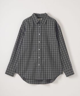 Steven Alan＞コットン タイプライター チェックシャツ