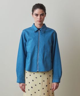 Steven Alan＞12ozデニム シャツ ブルゾン