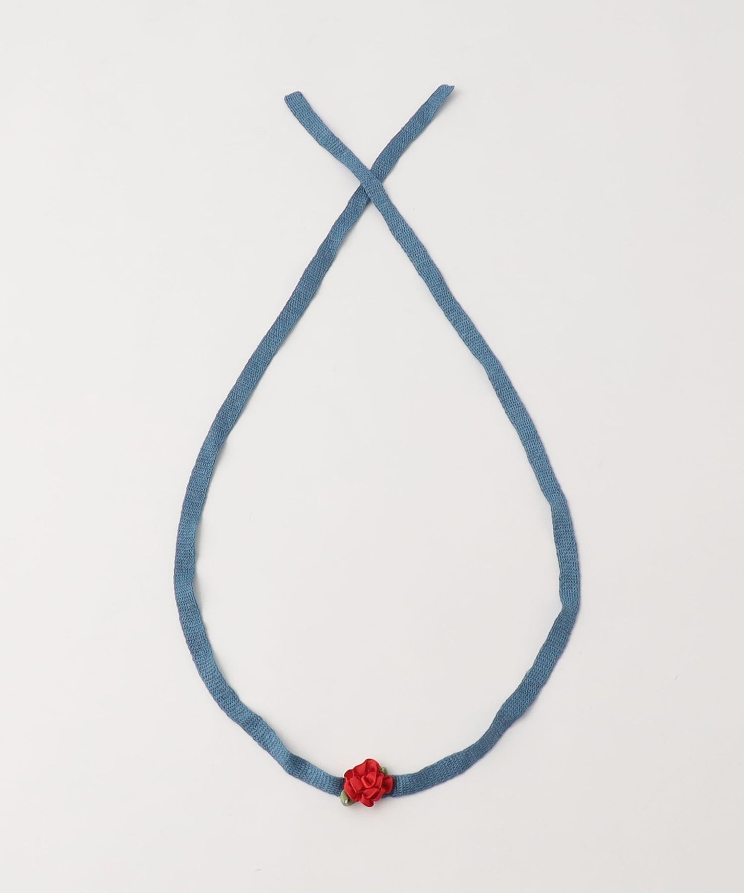 YanYan＞FLOWER MOTIF CHOKER COBALT BLUE/チョーカー