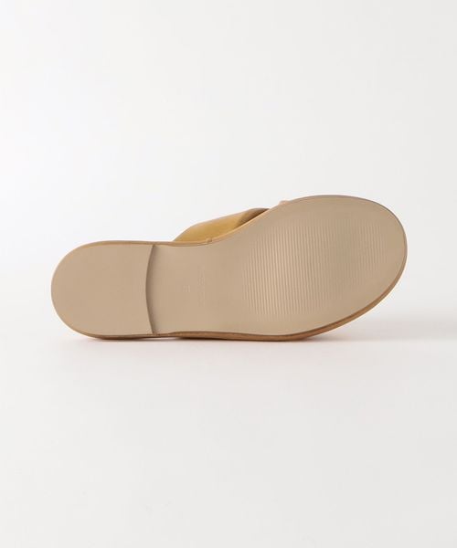 値下★25SS 新作＜Steven Alan＞レザー クロス サンダル・38 値下☆25SS 新作＜Steven Alan＞レザー クロス サンダル・38