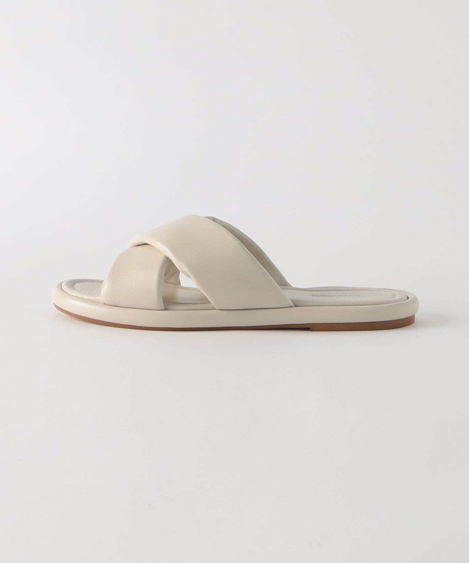 値下★25SS 新作＜Steven Alan＞レザー クロス サンダル・38 値下☆25SS 新作＜Steven Alan＞レザー クロス サンダル・38