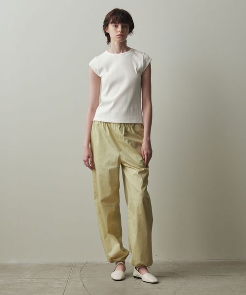 ＜Steven Alan＞パターンメッシュ フレンチスリーブ Tシャツ