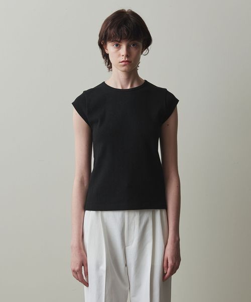 ＜Steven Alan＞パターンメッシュ フレンチスリーブ Tシャツ