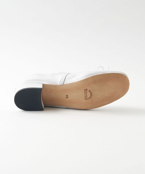 Porselli × Steven Alan＞HEEL BALLET WHITE/バレエシューズ