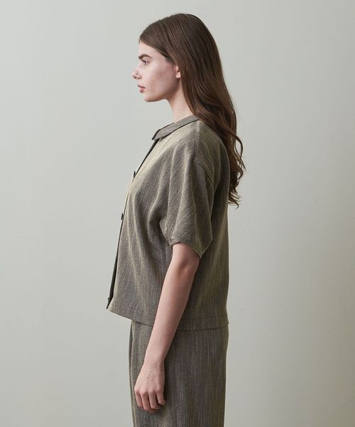 新品未使用steaven alan ヘリンボーンブラウス Mサイズ Steven Alan＞ヘリンボーン ブラウス