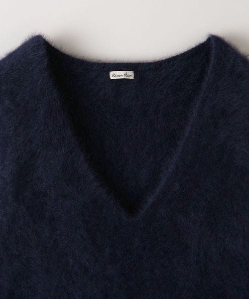 Steven Alan＞オーストラリアン ウール ミックス ニットベスト
