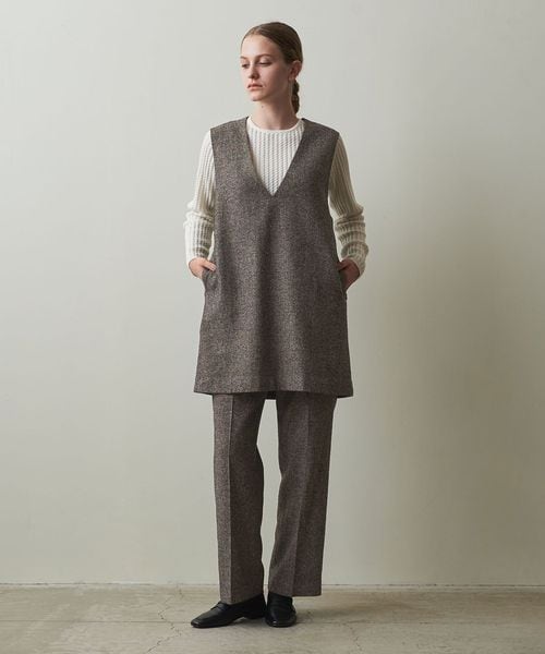 steven alan 未使用　セミフレアネップパンツ Steven Alan＞セミフレア ネップ パンツ