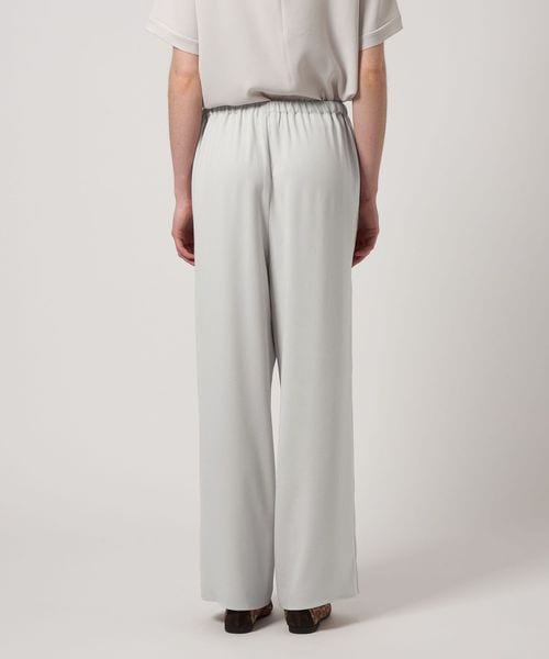 Steven Alan＞バックサテン ジョーゼット イージーパンツ