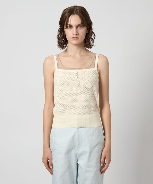 ＜Steven Alan＞CHECK CAMISORE/キャミソール Amazon | [ビューティー&ユース ユナイテッドアローズ] STEVEN