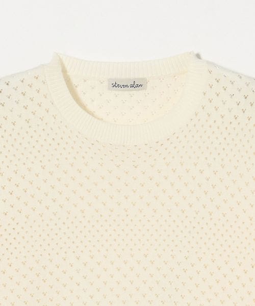 ＜Steven Alan＞アイレット ハーフスリーブ プルオーバー Steven Alan＞アイレット ハーフスリーブ プルオーバー