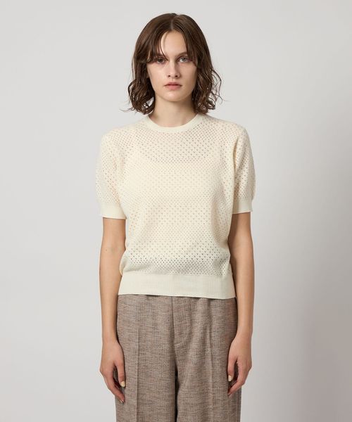 ＜Steven Alan＞アイレット ハーフスリーブ プルオーバー Steven Alan＞アイレット ハーフスリーブ プルオーバー