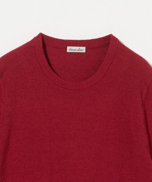ニット セーター 「Steven Alan」アイレット ハーフスリーブ プルオーバー レディース セール】＜Steven Alan＞ボトルネック ハーフスリーブ ニット