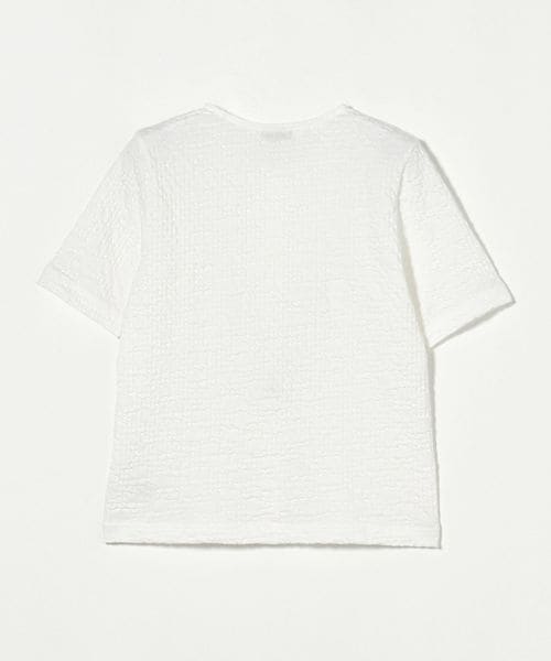 Steven Alan＞シュリンク ジャージー ハーフスリーブ カーディガン