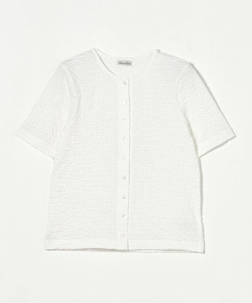 steven alan シュリンクジャージー ハーフスリーブ カーディガン Steven Alan＞シュリンク ジャージー ハーフスリーブ カーディガン