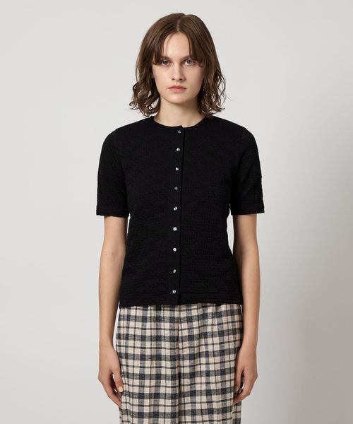 カーディガン 「Steven Alan」ウェイビー ジャージー ショートスリーブ カーディガン レディース BEAUTY&YOUTH UNITED ARROWS｜<Steven Alan>ウェイビー