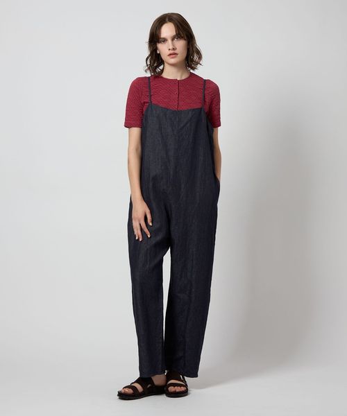 Steven Alan＞シュリンク ジャージー ハーフスリーブ カーディガン