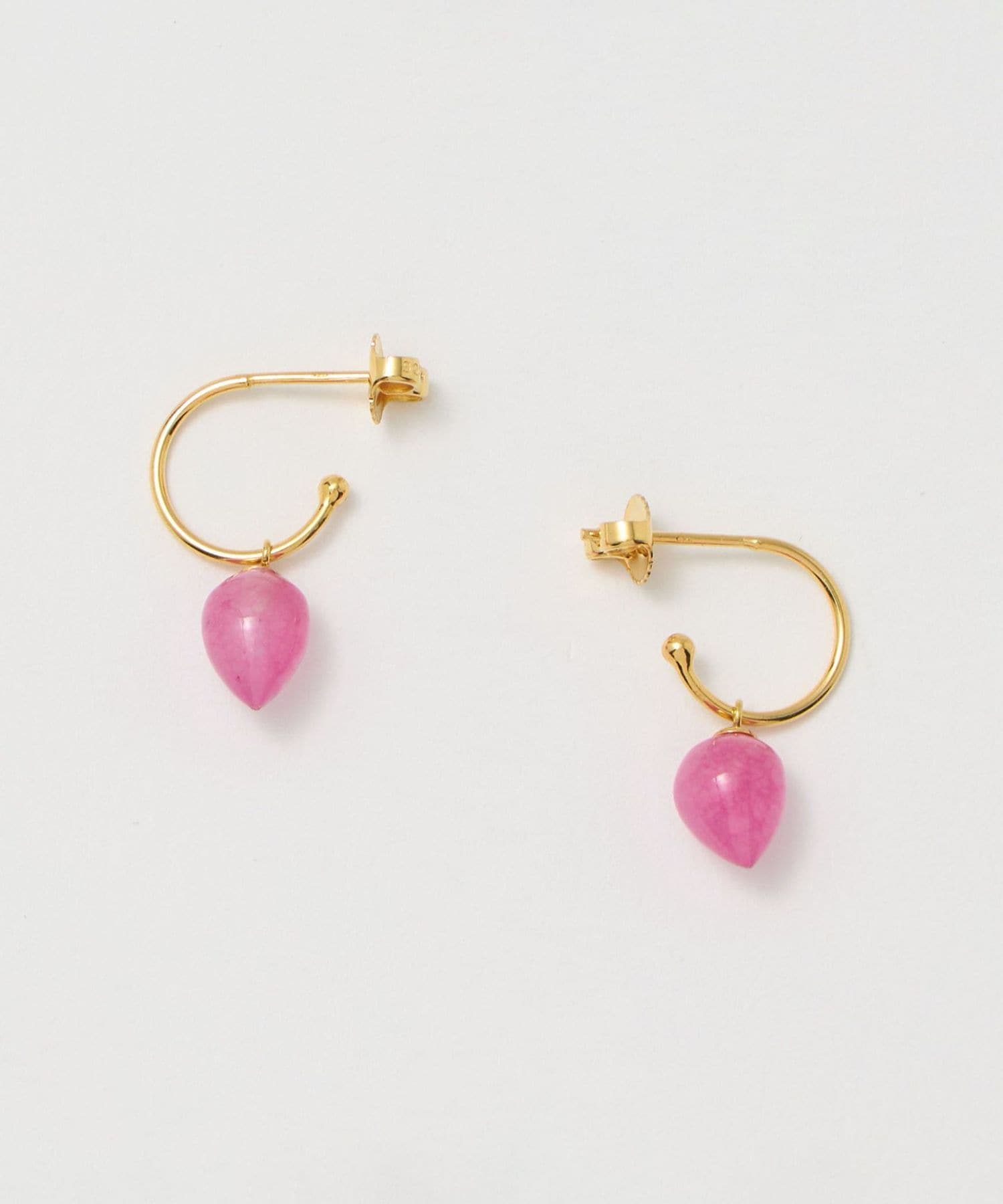 パクミニョン着用♡ローズピンクサファイアピアス/Rosemont mounir＞PINK QUARTZ EARRINGS/ピアス