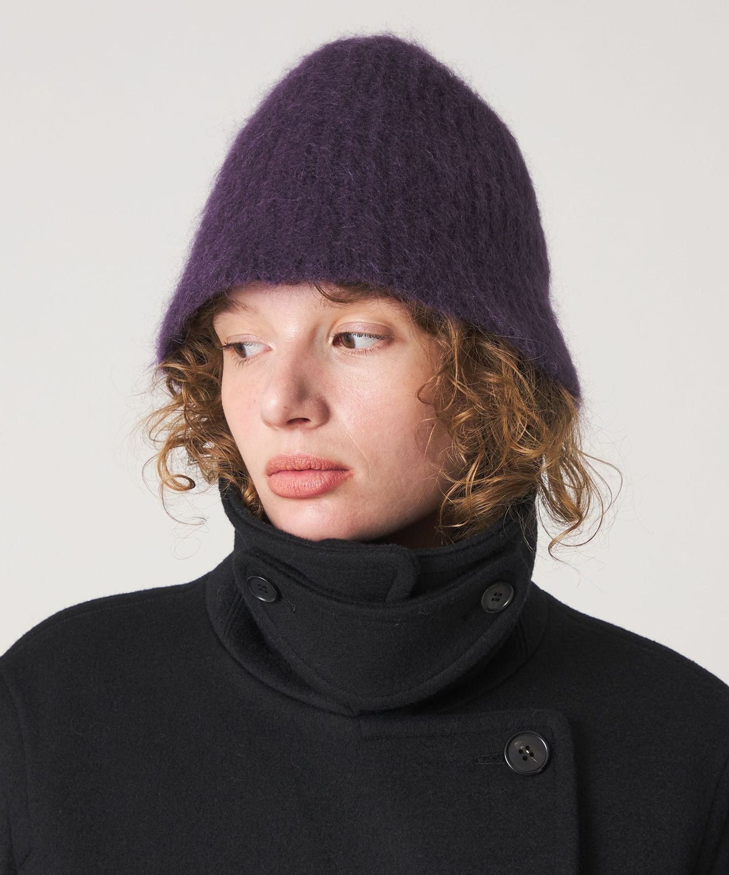 今期新品＜Steven Alan＞ニットハット Steven Alan＞モヘヤ ミックス ハット