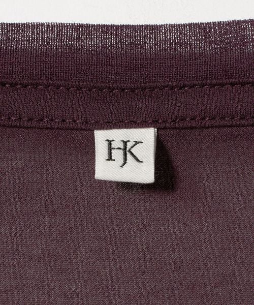 HAKUJI＞SHIRRING LONG SLEEVE PULLOVER/カットソー