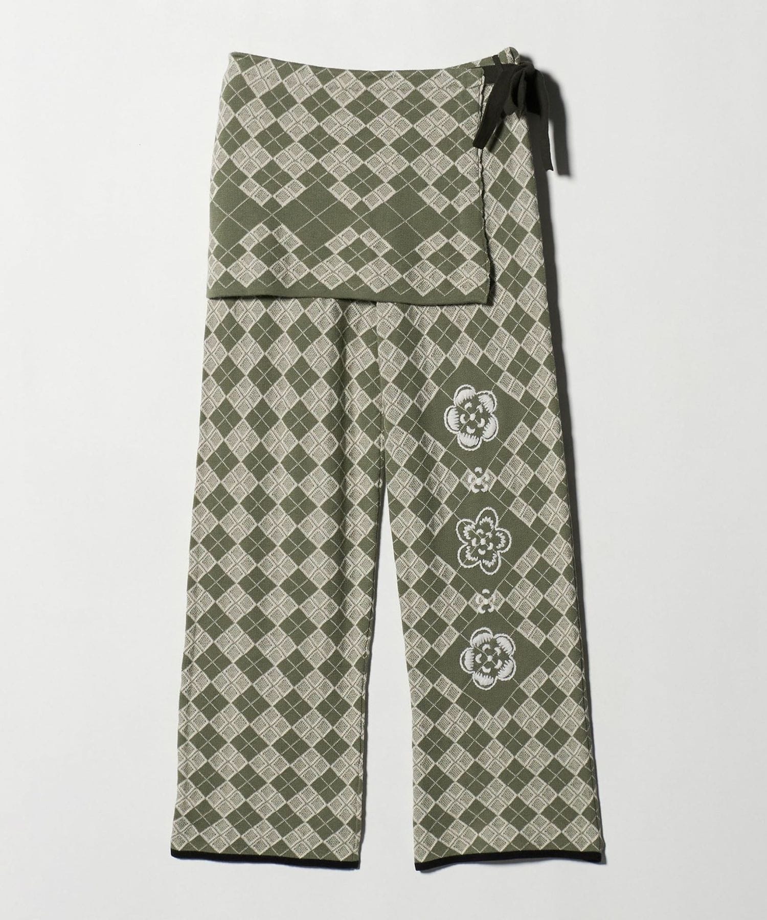 YanYan＞ARGYLE BEACH PANT APRON/パンツ