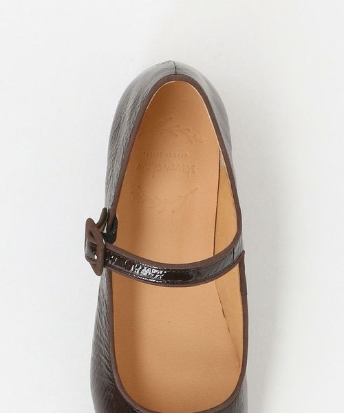 Steven Alan＞エナメル ワンストラップ シューズ