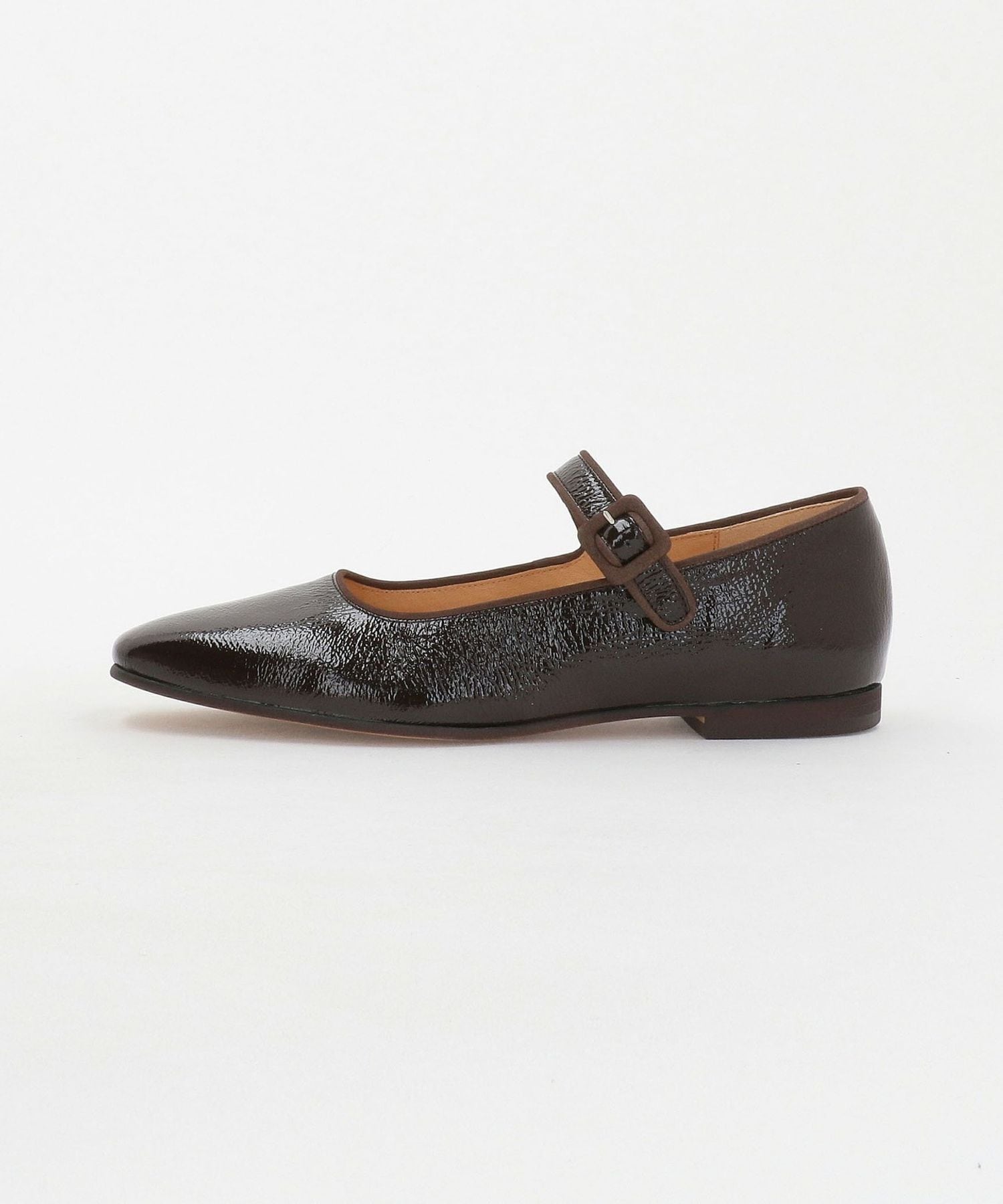 Steven Alan＞エナメル ワンストラップ シューズ