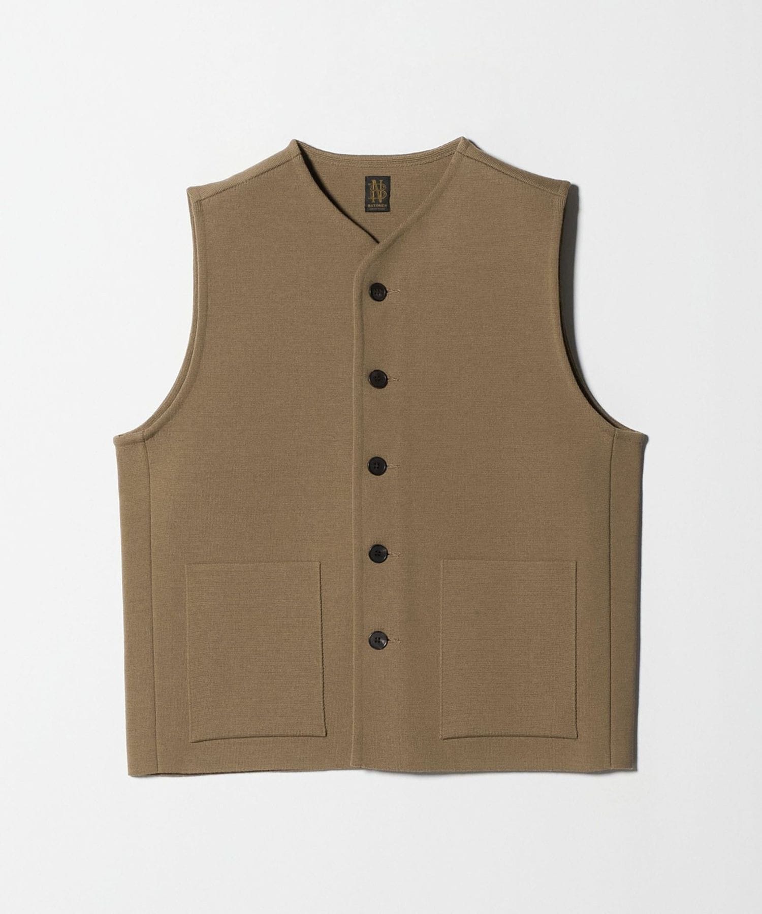 BATONER/ULTRA TWIST WOOL MILANO RIB VEST 【公式通販】
