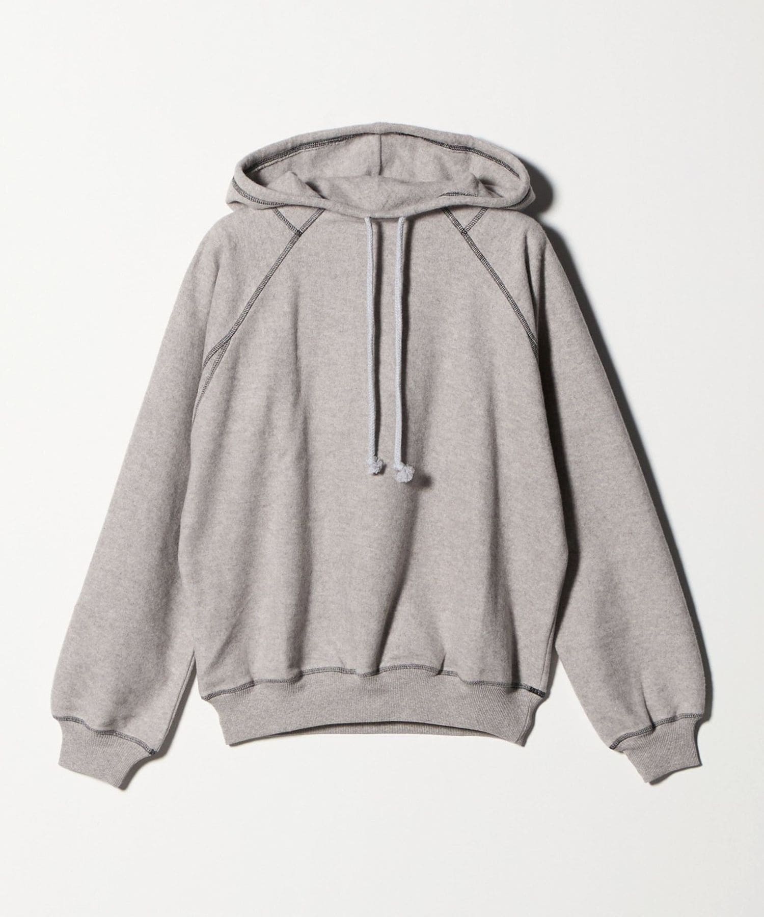 BASERANGE【ベースレンジ】way zipped hoodie XS