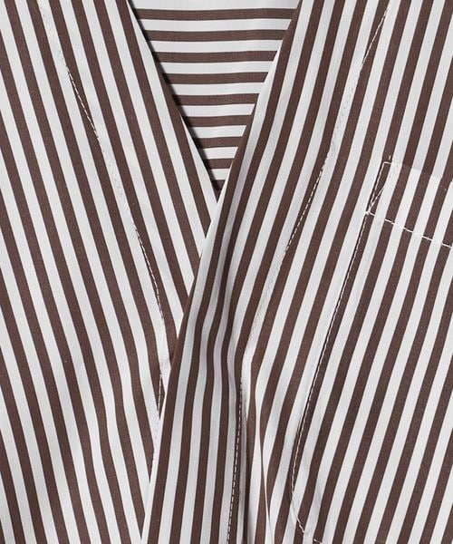 MA/RE'＞KIMONO SHIRT STRIPE/シャツ