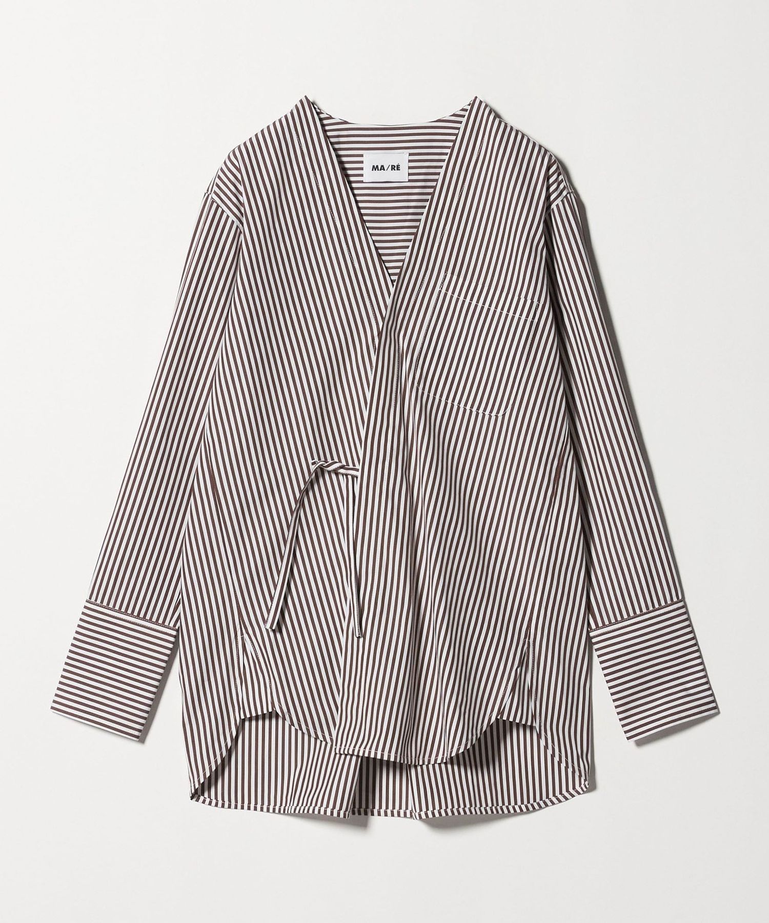 【未使用級】 TTT MSW KIMONO STRIPE SHIRT ストライプ 未使用級】 TTT MSW KIMONO STRIPE SHIRT ストライプ
