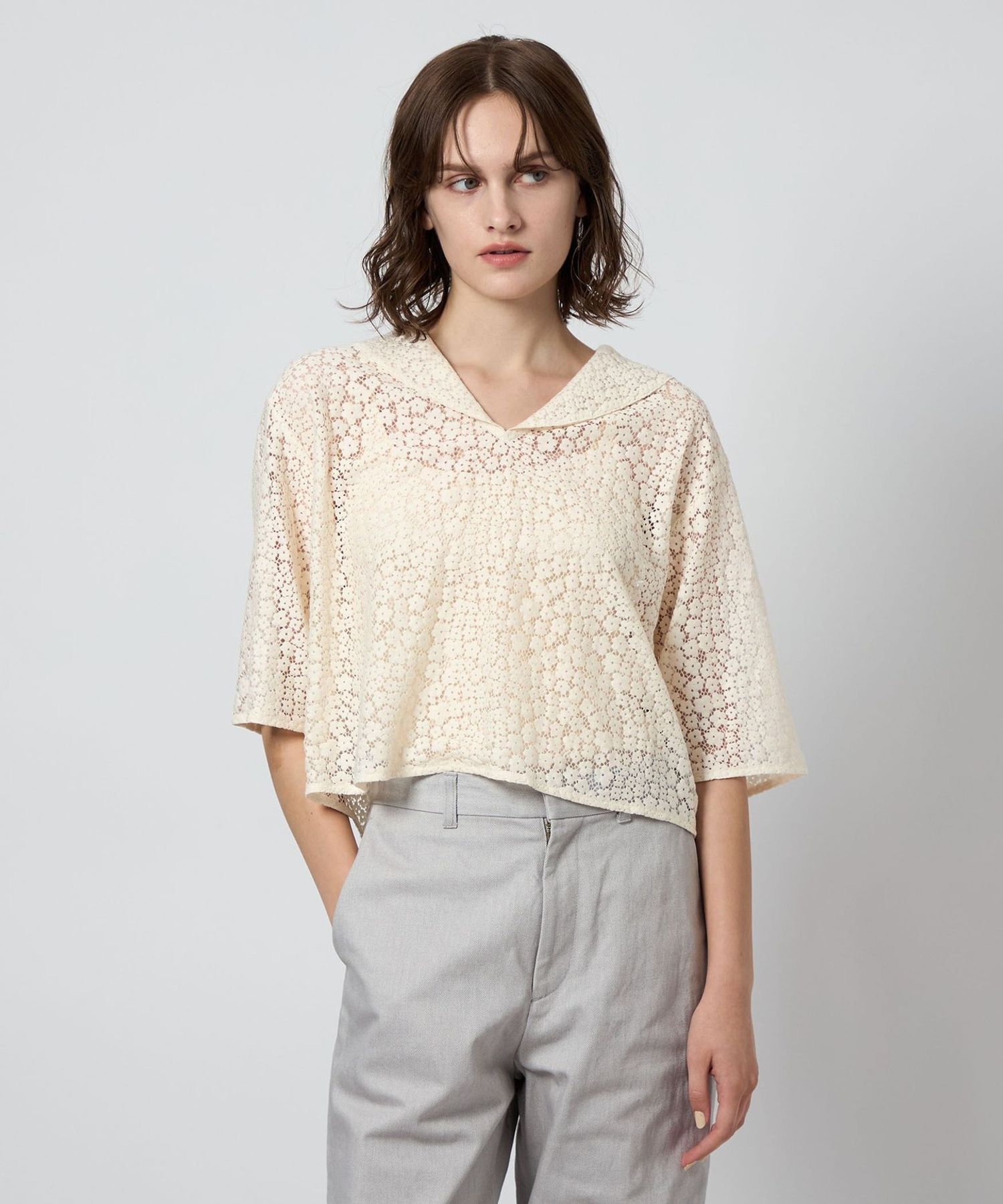 Steven Alan フラワーレースブラウス Steven Alan＞フラワーレース ブラウス - メルカリ