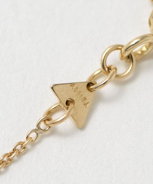 送料関税込☆【ALIITA】PRETZEL BRILLANTE NECKLACE aliita-necklaces-woman-gold-