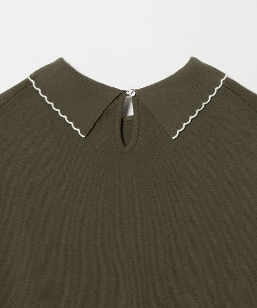 ＜Steven Alan＞コットン カシミヤ ロングスリーブニット STEVEN ALAN ニット セーター 「Steven Alan」コットン カシミヤ