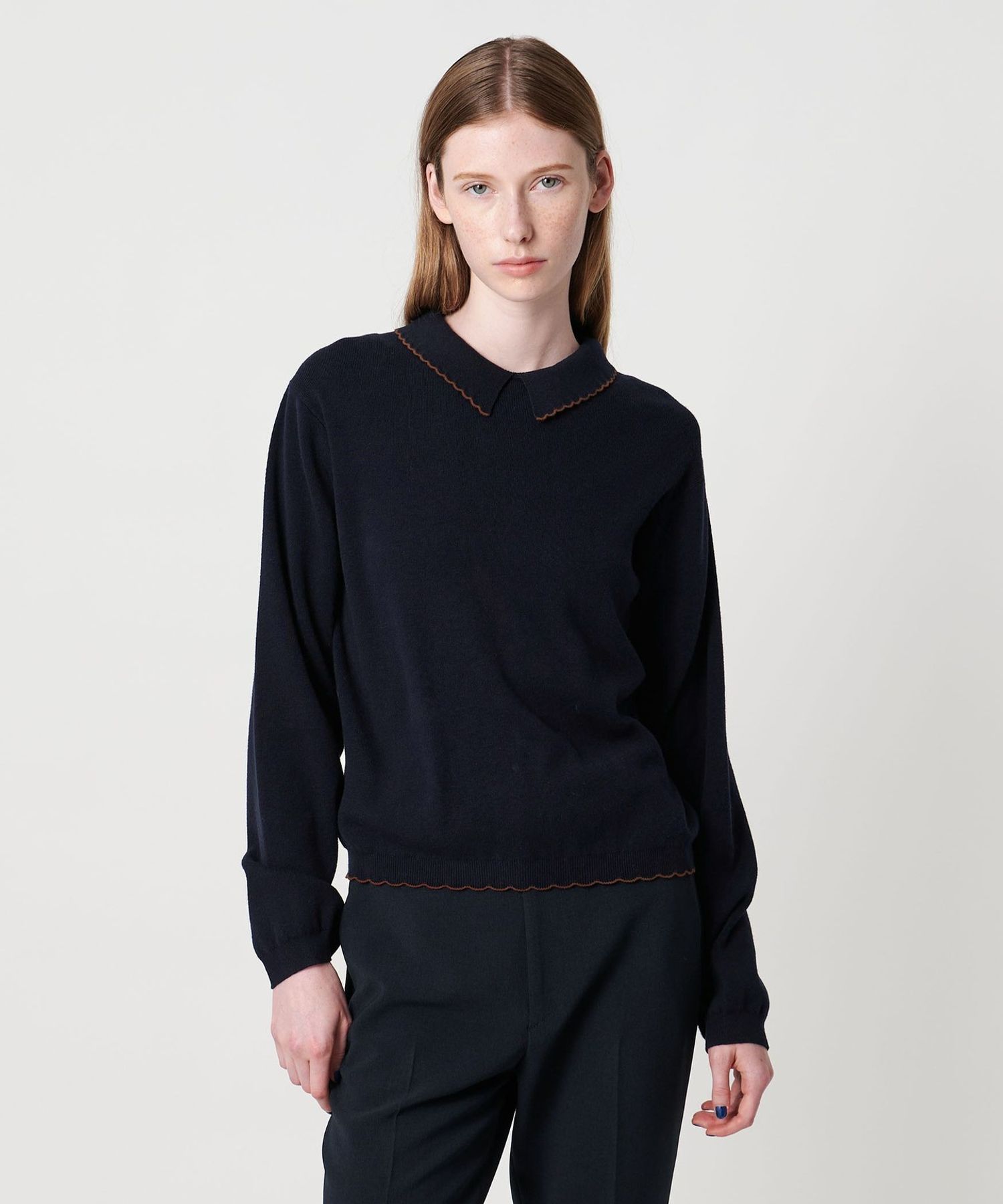 Steven Alan ポロカラー ニット ‐LOOSE Steven Alan（スティーブンアラン）の「＜Steven Alan