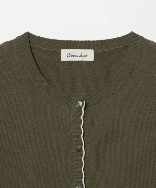 ★ほぼ新品　BATONER × Steven Alan 綿カシミヤニットベスト ☆ほぼ新品 BATONER × Steven Alan 綿カシミヤニットベスト