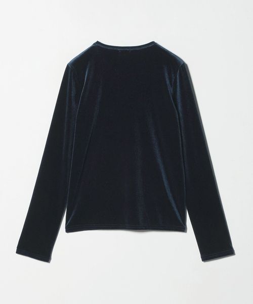 ＜Steven Alan＞ベロア ロングスリーブ プルオーバー Steven Alan＞ベロア ロングスリーブ プルオーバー