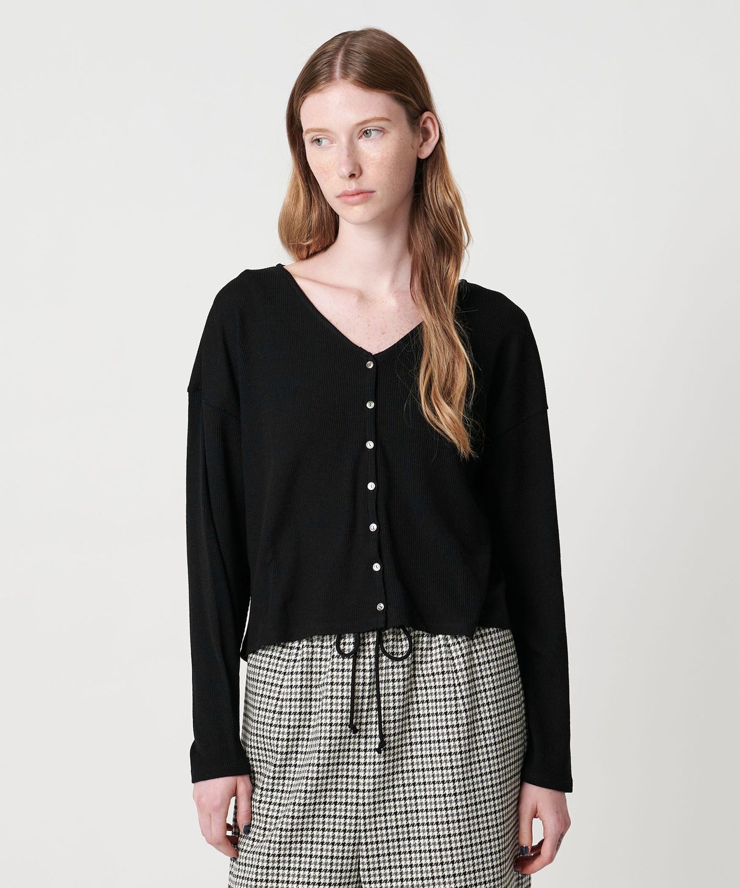 Steven Alan＞ウール リブ カーディガン