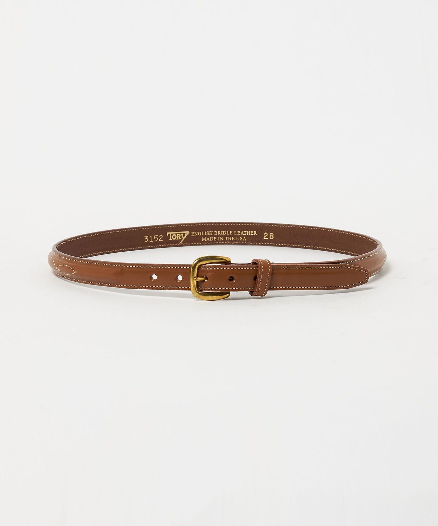 【25】steven alan レザーベルト STEVEN ALAN ベルト 「Steven Alan」LEATHER STITCH BELT/ベルト