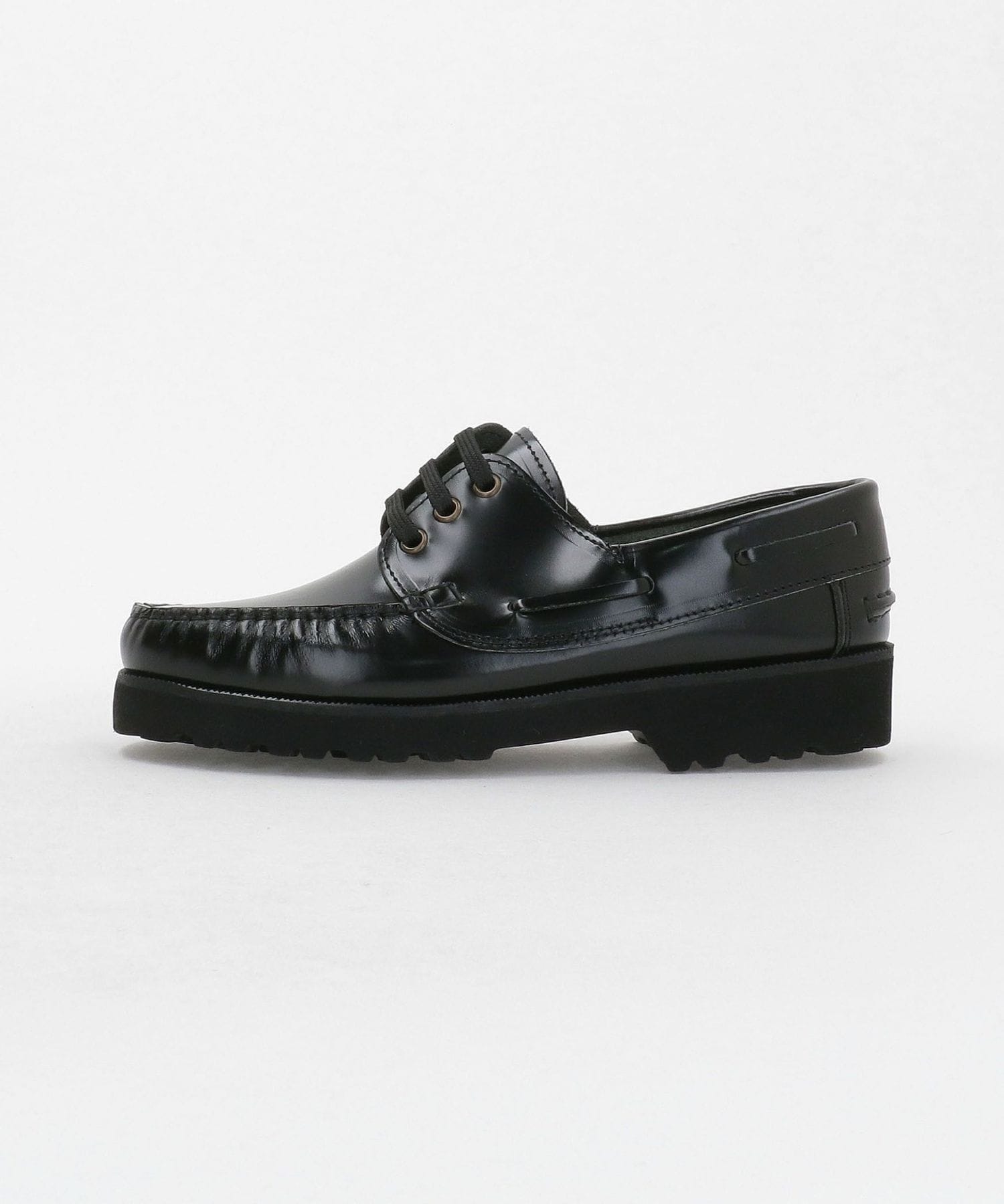 ARTESANOS 黒 モカシン・デッキシューズ ARTESANOS × Steven Alan>DECK SHOES/シューズ